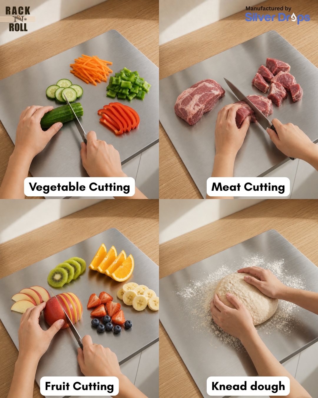 304 Stainless Steel Chopping Board - Image 3